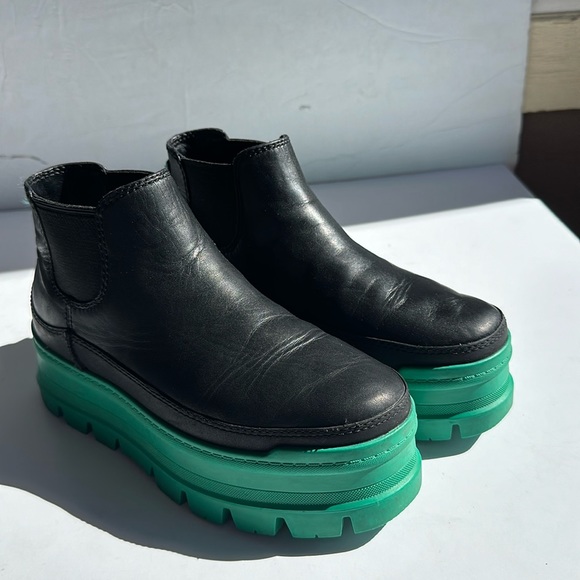 UGG Merina Platform 'Black Emerald Green' 1130490-EDGR-Sz 6 - Picture 1 of 15